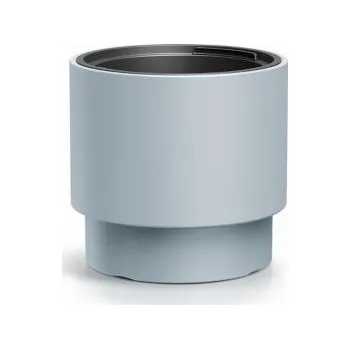 Prosperplast Květináč s vkladem Heos DBHEN400 - 39,5cm, světle šedý