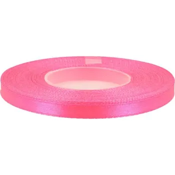 Atlasová stuha šíře 6 mm POL, barva Růžová sytá (3052)
