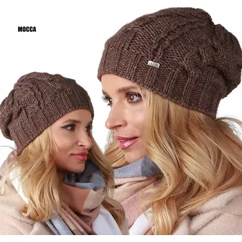 Čepice Fashionweek Dámská čepice BEANIE šmoulinka ZIZI-A4 Barva: Mocca
