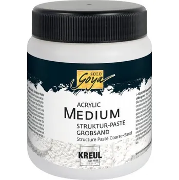 Olejová barva Solo Goya Strukturovací pasta 250 ml hrubý písek