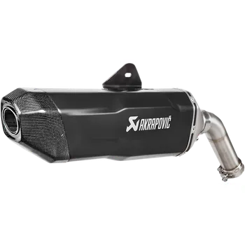 Výfuk pro motocykl Koncovka výfuku motocyklu AKRAPOVIČ SLIP-ON SERIES MUFFLERS pro BMW F 750 GS / F 850 GS / ADVENTURE rok 2018-2021