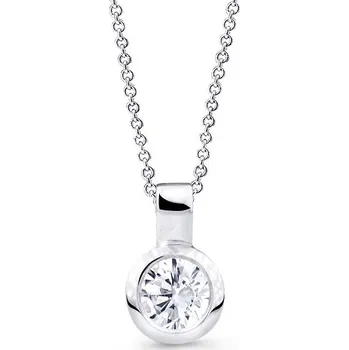 Přívěsek ŠPERKY-NM, Zlatý přívěsek zirkon bílé zlato 1236