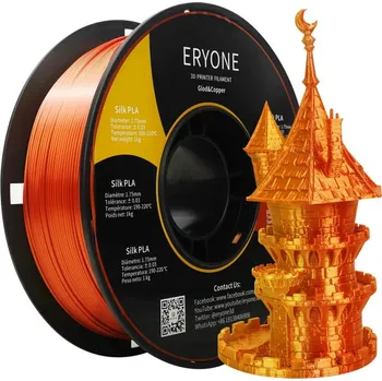 Filament ERYONE Dual-Color Silk PLA - Gold&Copper (1.75mm | 1 kg)