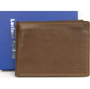 Peněženka Kožená peněženka Luciano Polini z kvalitní hnědé kůže