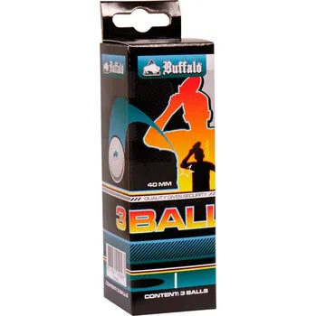 Stolní tenis Míčky na stolní tenis BUFFALO balení: 3 ks