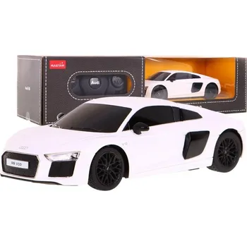 RC model auta Rastar RC Audi R8 Rastar RTR 1:24 bílý