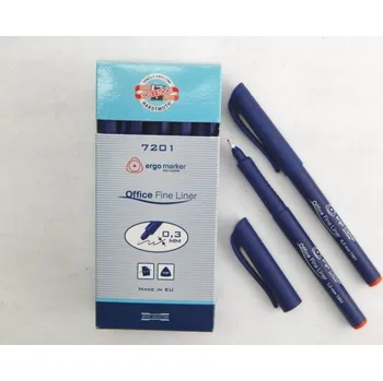 popisovac fine liner 7201 červený