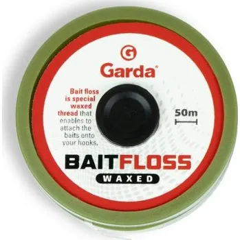 Garda návazcové materiály - Bait Floss Waxed šňůrka na nástrahy 50m