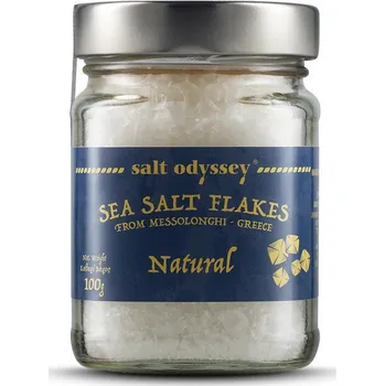 SALT ODYSSEY Mořská sůl ve vločkách NATURAL - ve skle 100g
