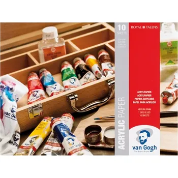 Umělecký papír Blok pro akryl Van Gogh 24x32 cm, 370g, 10 listů