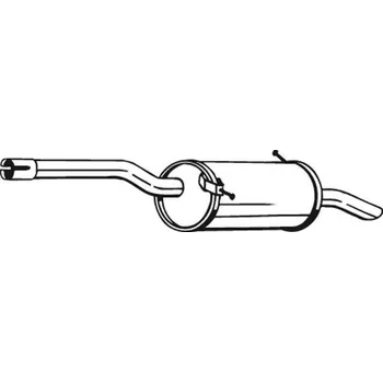 Tlumič výfuku Zadní tlumič výfuku BOSAL 135-103