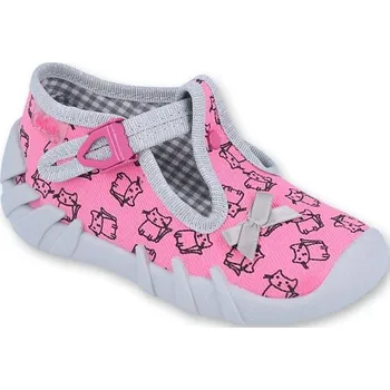 Dívčí bačkory BEFADO dětské papučky - SPEEDY 110P376 Velikost: 25