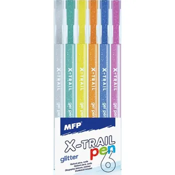 UNIPAP gelové pero set BS 6ks GLITTER 6001344 271420