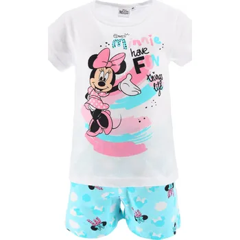 Dívčí pyžamo Dívčí pyžamo DISNEY MINNIE HAVE FUN bílé Velikost: 104