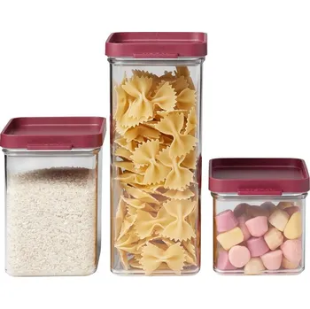 Dóza na potraviny Set dóz na potraviny Omnia, 3ks, Mepal, vínová