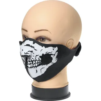 Karnevalová maska Maska Lebka M013 (Maska s lebkou na obličej Suchý zip)