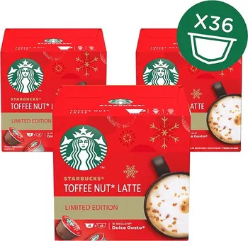 Starbucks Nescafé Dolce Gusto Toffee Nut Latte 36 ks