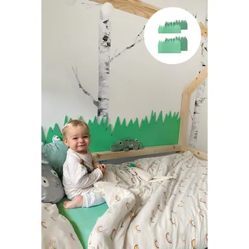 Dětská zábrana VYLEN Ochrana stěn TRÁVA 60 Zelená, Výška: 360 mm