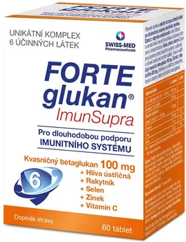 SWISS MED Pharmaceuticals FORTEglukan ImunSupra 60 tbl.