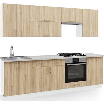 Kuchyňská linka Nábytek Pyramida, s.r.o. Kuchyně FELIPE 250 bílá/dub sonoma