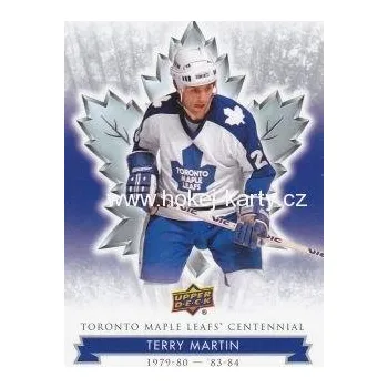 Sběratelská karetní hra řadová karta TERRY MARTIN 17-18 Toronto Centennial číslo 79