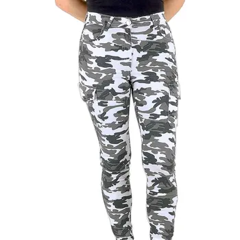 Dámské kalhoty Dámské maskáčové elastické kalhoty Miss RJ metro (elastické maskáče pro ženy)