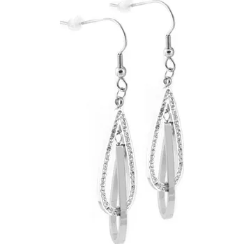 Náušnice biju Náušnice z chirurgické oceli, visací se zirkony