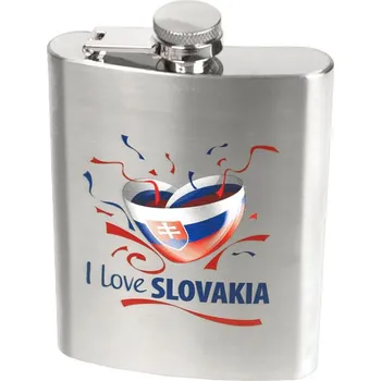 Placatka Placatka I Love Slovakia (nerezová placatka)