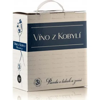 Víno Víno z Kobylí Sauvignon Bag in Box 3l polosuché jakostní víno odrůdové