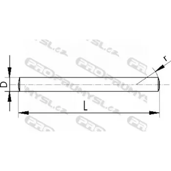 RGPBALLS NRA 3x15,8 G2 jehlový váleček se zaoblenými čely