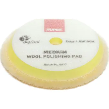 Lešticí kotouč Rupes Wool Pad Medium - střední leštící kotouč vlněný 170 mm