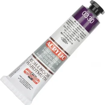 Výtvarná barva Akrylová barva - modrofialová - 40 ml