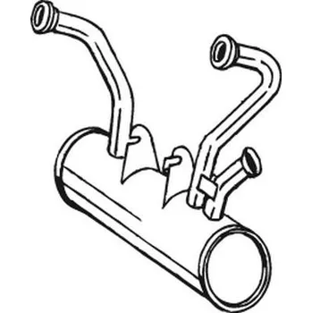 Tlumič výfuku Přední tlumič výfuku BOSAL 135-369