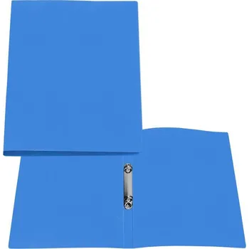 Pořadač A4, hřbet 2 cm, 2 kroužky, modrá