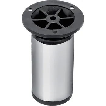 Strong Nábytková nožka kulatá s rektifikací 50 x 100 chrom matný