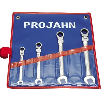 Klíč Sada klíčů ráčnových očkoplochých flexi projahn, 10-19 mm, 4dílná (3496), 501435 3496