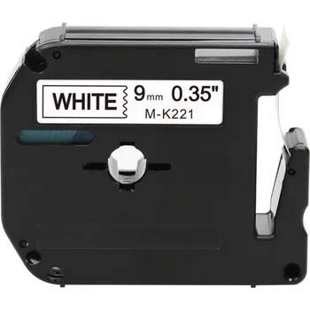 Pásek do tiskárny Alternativní páska Brother MK-221, 9mm x 8m, černý tisk / bílý podklad