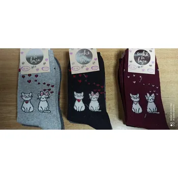 Pánské ponožky Ponožky Boma slabé s vlnou vel. 35-38 - 2p (tučňáci nebo ovečky)