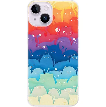 Pouzdro na mobilní telefon Odolné silikonové pouzdro iSaprio - Cats World - iPhone 14