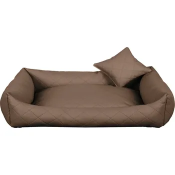 Pelíšek pro psa LUXDIAMOND obdélníkový pelech pro psa, béžový - 55 cm x 45 cm