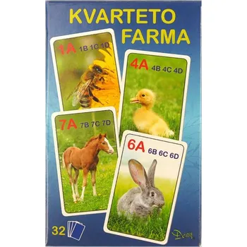 Kvarteto Kvarteto karty Farma (karetní hra)