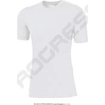 Pánské tričko Triko krátké pánské Progress NKR, bílé Velikost: XL