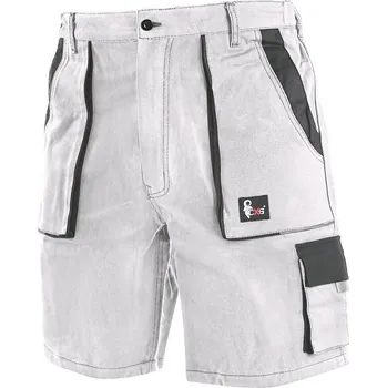 pracovní kraťasy Canis CXS Kraťasy CXS LUXY TOMÁŠ pas 106000610948 48 Bílá/šedá