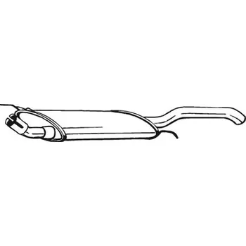 Tlumič výfuku Zadní tlumič výfuku BOSAL 233-761