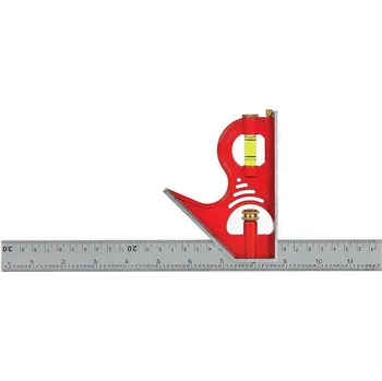 Úhloměr Doplňkový sortiment Úhelník 30cm kombinovaný s libelou