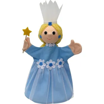 Moravská ústředna Maňásek Víla květinová modrá 34 cm