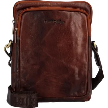 Pánská kožená taška tmavě hnědá - SendiDesign McKolin hnědá