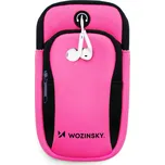 Sportovní pouzdro na ruku WOZINSKY pro Apple iPhone - reflexní - látkové - růžové