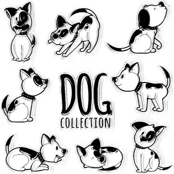 CuteArt Silikonová razítka - Pejsci