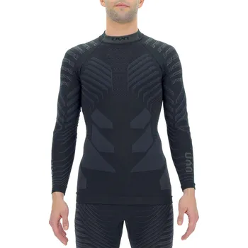 cyklistický dres UYN Cyklistické triko s dlouhým rukávem - RESILYON - černá